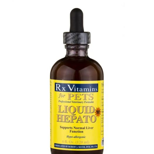 Rx Vitamins Liquid Hepato for Pets, Chicken Flavor - 4 fl. oz (120 ml)