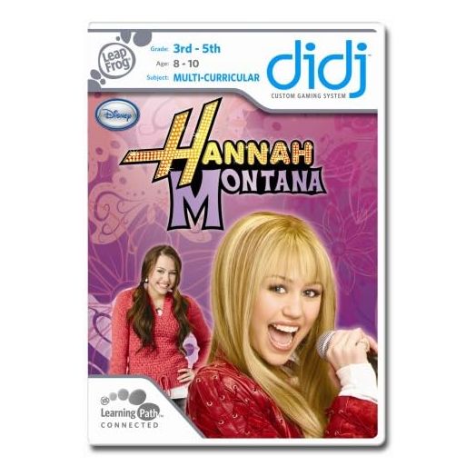 Leapfrog Didj Custom Learning Game Hannah Montana