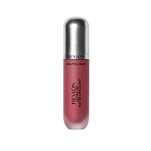 Revlon Ultra HD Matte Lipcolor, Velvety Lightweight Matte Liquid Lipstick in Pink, Devotion (600), 0.2 oz