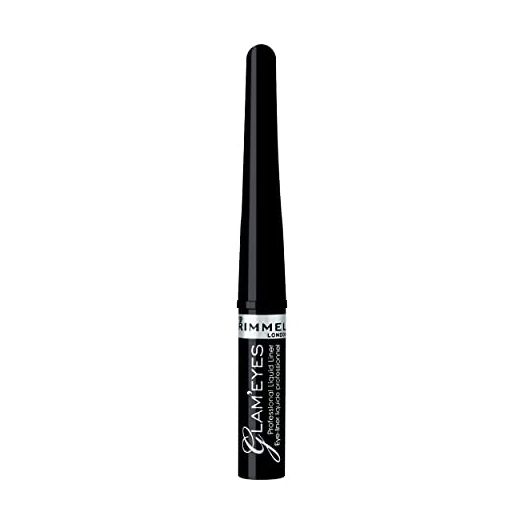 Rimmel Glam Eyes Liquid Liner, Black Glamour, 3.5 ml