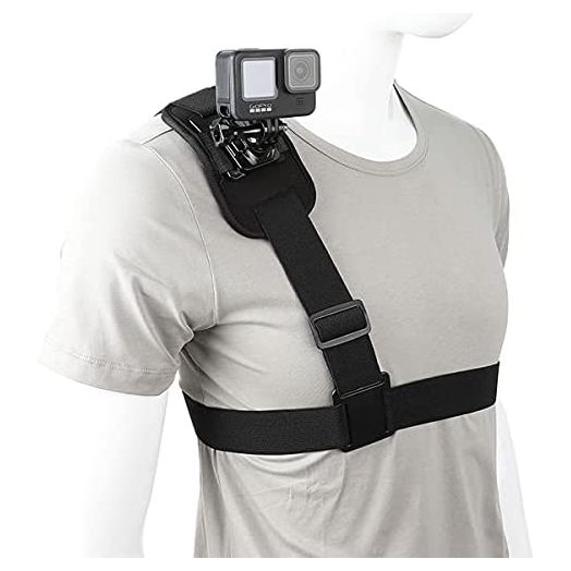 Pellking Single Shoulder Strap Mount Compatible for GoPro AKASO or Other Action Cameras