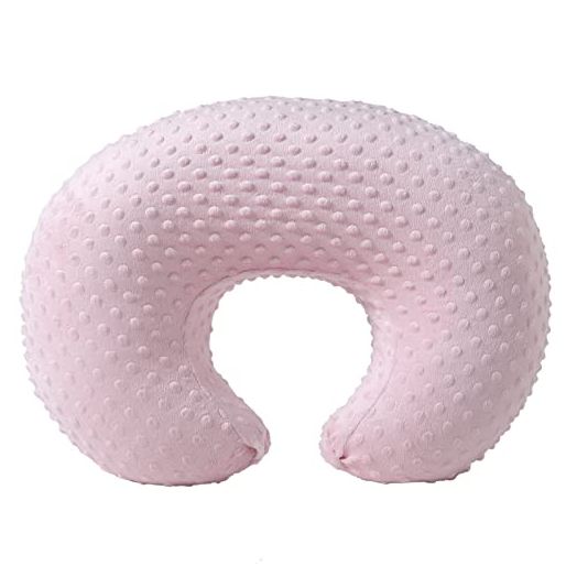 Nursing Pillow Cover, Minky Breastfeeding Pillow Slipcover Snugly Fits for Nursing Pillow for Baby Boys and Girls, Premium Quality Microfiber, Ultra Soft Comfortable (Blushing Bride)