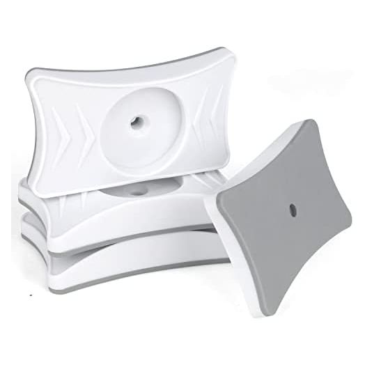 Baby Gate Wall Protector, 4 Pack Dog Gates Wall Cups Protect Walls & Doorways from Pet for Child Pressure Mounted Stair Safety Gate- Fit All Safety Gate