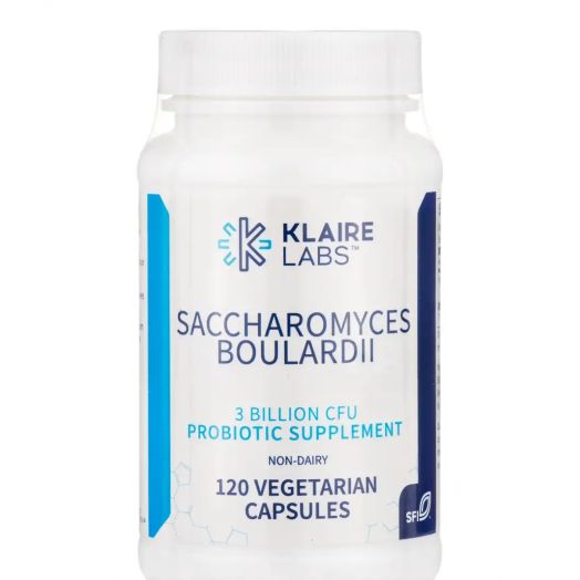 Klaire Labs Saccharomyces Boulardii 3 Billion CFU - 120 Vegetarian Capsules