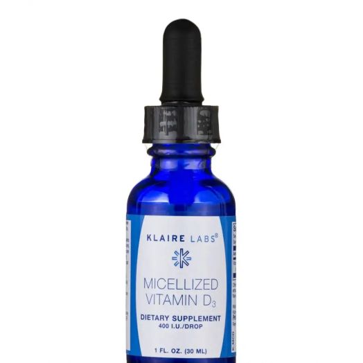 Klaire Labs Micellized Vitamin D3 400 IU - 1 fl. oz (30 ml)
