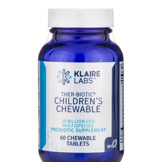 Klaire Labs Ther-Biotic Children's Chewable - 60 Chewable Tablets