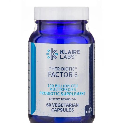 Klaire Labs Ther-Biotic Factor-6 - 60 Vegetarian Capsules