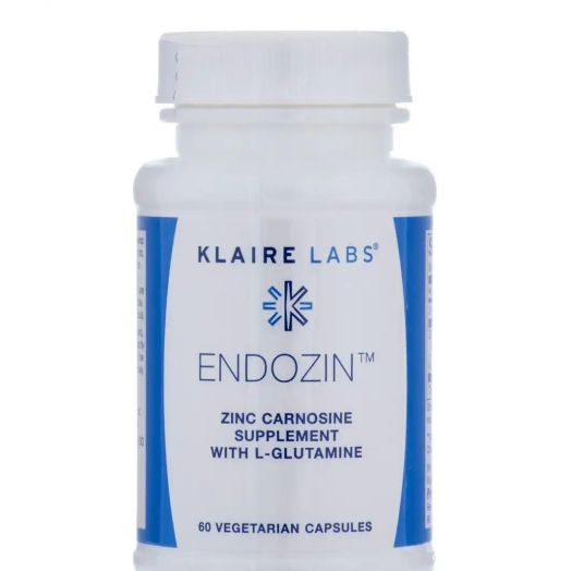 Klaire Labs Endozin - 60 Vegetarian Capsules