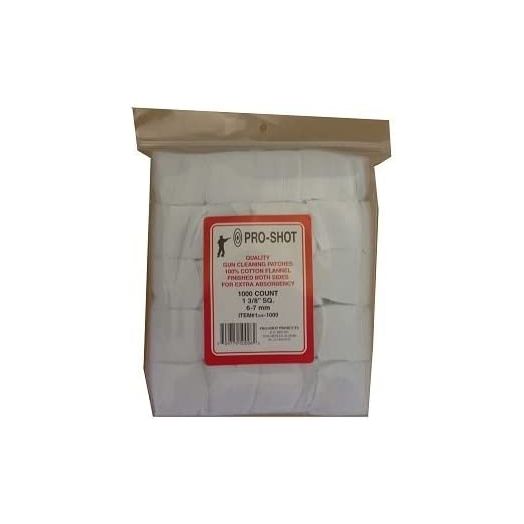 Pro Shot Products Patches 1 3/8" sq Patch 1000 CT. 6-7mm, White