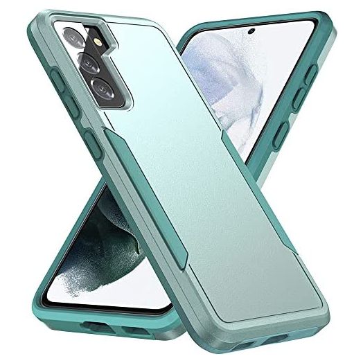Samsung Galaxy S21 Case(Not for S21 Plus&S21 Ultra), Heavy-Duty Shockproof Military-Grade Wireless Charging Support Phone Case for Galaxy S21 6.2"(Green)