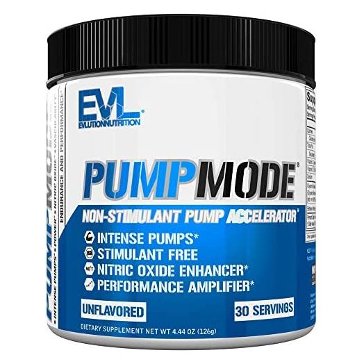 Evlution EVL PumpMode Nitric Oxide Supplement Pre Workout Powder