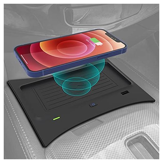 CarQiWireless Wireless Charger for Nissan Rogue T32 2014-2020 Accessories Nissan Rogue Hybrid 2017-2019 Nissan Rogue Sport 2017-2020 Wireless Charging Pad for Nissan Rogue S, SV, SL