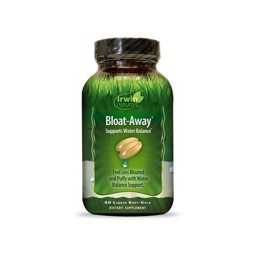 Irwin Naturals Bloat Away Dietary Supplement Liquid Soft-Gels, 60 count