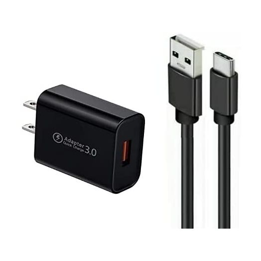 Switch Home & Travel Power Fast Charger (6FT USB C Charge Cable Cord Wire & AC Adapter) Compatible with Nintendo Switch & Switch Lite