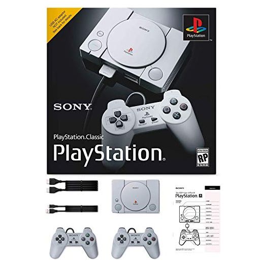 Sony PlayStation Classic Console Holiday 20 Games Bonus Bundle