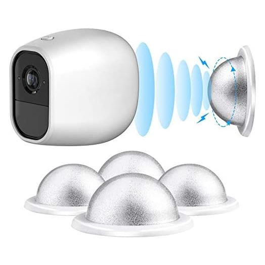 Security Wall Mount, Skylety Metal Magnetic Mount Compatible with Magnetic Arlo, Arlo Pro, Arlo Pro 2, White, Arlo Accessories (4 Pack)