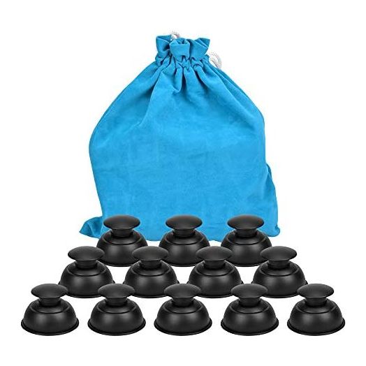 Silicone Cupping Therapy Sets Cups Massage, 12pcs Professional Vacuum Cupping Anti Cellulite Suction Cup
