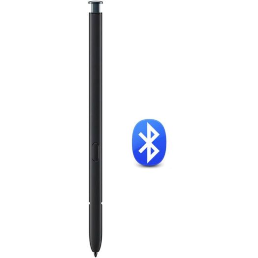 S23 Ultra Stylus Pen (WithBluetooth) Replacement for Samsung Galaxy S23 Ultra 5G All Versions S Pen with 5xTips/Nibs (Phantom Black)