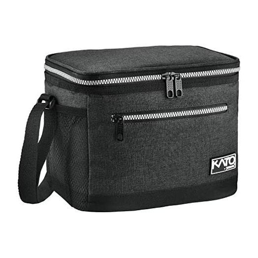 Insulated Lunch Bag for Women Men, Leakproof Thermal Reusable Lunch Box for Adult & Kids by Tirrinia, Lunch Cooler Tote for Office Work, Black