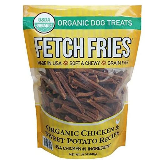 Fetch Fries Organic Chicken & Sweet Potato Jerky Fries for Dogs
