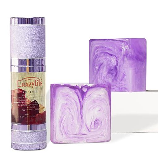 Yoni Soap Bars Vaginal Wash & Natural Yoni Oil Set Of 3, Ph Balance Eliminates Odor for Women Feminine Wash Vaginial Deodorants, Organic Handmade Vagina Soap with Bubble Net, Yoni Essential Oil 30ml