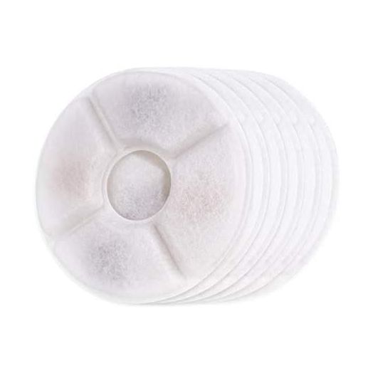 Vekonn Cat Water Fountain 6 Filters Pack for Stainless Steel Top Fountain and Yellow Stamen Fountain