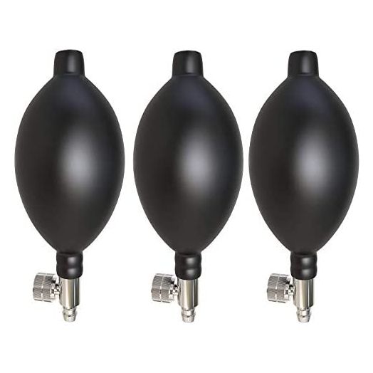 Lamoutor 3Pcs Blood Pressure Latex Bulb Replacement Inflation Bulb Pump Hand Squeeze Sphygmomanometer Bulb
