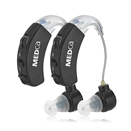 MEDca Behind the Ear Sound Amplifier, BTE Hearing Ear Amplification Device and Digital Sound Enhancer PSAD