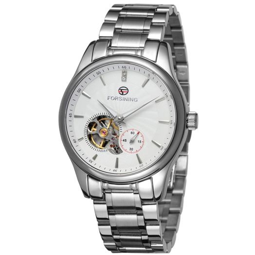 FORSINING Men's Luxury Automatic Movement Analogue Stainless Steel Brand Collection Watch
