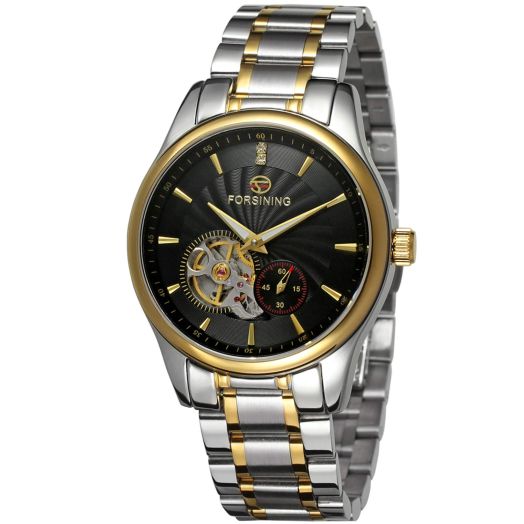 FORSINING Men's Luxury Automatic Movement Analogue Stainless Steel Brand Collection Watch FSG9406M4T3