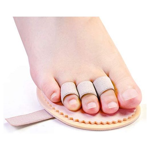 Welnove Toe Straightener Hammer Toes Corrector Pack of 2 (3 Holes) for Claw Toe Mallet Toe Contracted Toe and Cured Toe Hammer Toe Splint
