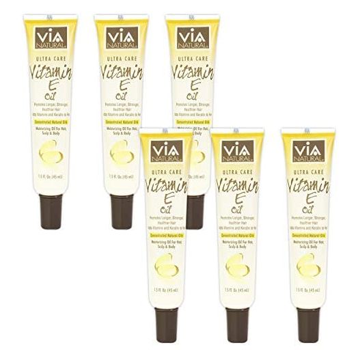 Via Natural Ultra Care Oil- Vitamin E (1.5oz) (Pack of 6)