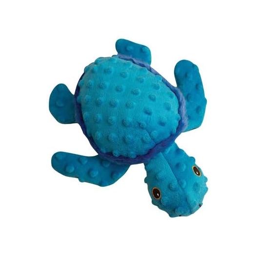 Health Extension SNUG AROOZ Cute Tucker The Turtle, Stuffed Animals for Dogs, Cool Puppy Toys, Tough & Durable, Soft Crinkle & Squeaky for Chewers, Puppy Supplies, for Pet (10 inches, Blue)