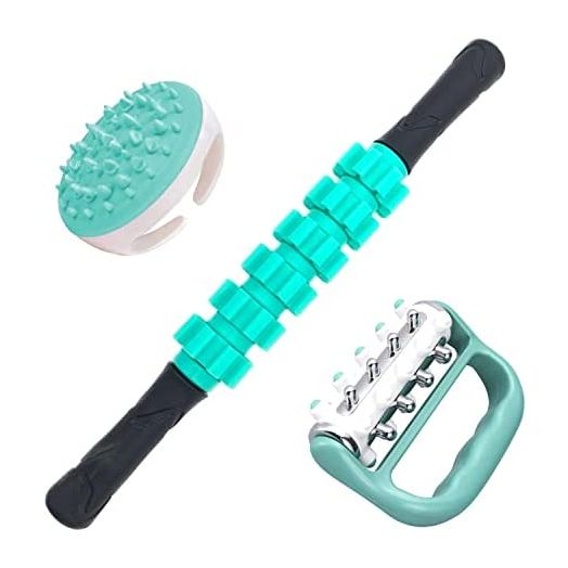 COZLOW 3-in-1 Fascia Roller Cellulite Remover Kit, Increased Circulation, & Firmer Skin, Fascia Muscle Roller