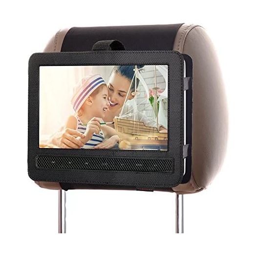 ZugGear DVD Player Headrest Mount Holder Portable DVD Player Mount Car Back seat Headrest Holder for Swivel & Flip Portable DVD Player 10 inch to10.5 inch