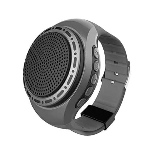 Upgraded Wearable Waterproof Wireless Wrist Portable Sports Bluetooth Speaker Watch with Multi Function MP3 Player & FM Radio & Selfie & Ultra Long Standby Time for Running, Hiking, Climbing