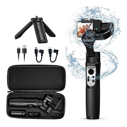 3-Axis Gimbal Stabilizer Handheld for GoPro 8 Action Camera W/Tripod Mount Water-Resistance GoPro Wireless Control for GoPro Hero 8,7,6,5,4 DJI Osmo Action,Sony RX0 – hohem iSteady Pro3
