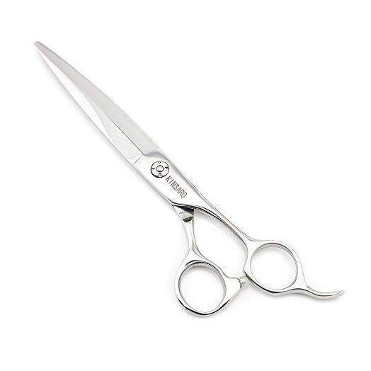 Kinsaro Barber Scissors 7" Professional Sliding Hair Scissors Willow Shape Sliding Hair Shears Professional