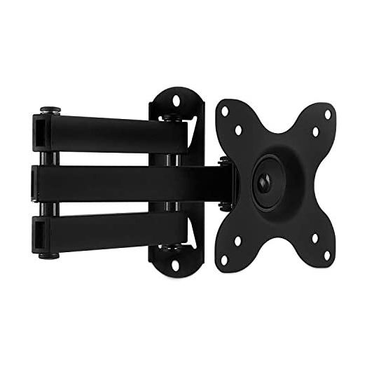 Mount-It! TV Wall Mount, Universal Fit for 19, 20, 24, 27, 32, 34, 37 and 40 Inch TVs and Computer Monitors, Full Motion Tilt and Swivel 14” Extension Arm, VESA 75, 100 Compatible
