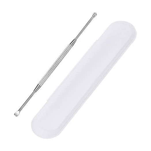 Mudder 304 Stainless Steel Ear Pick Ear Cleaner with Storage Box (Silver)