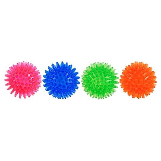PetSport 2" Gorilla Spiky Ball Floating Dog Toy - Small | Vanilla Scented Super Durable TPR Rubber | Ultra Light, Strong & Bouncy | Play Fetch with Your Pet, Colors Will Vary