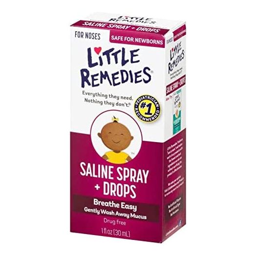 Little Remedies Little Noses Saline Spray-Drops - 1 fl oz (Pack of 2)