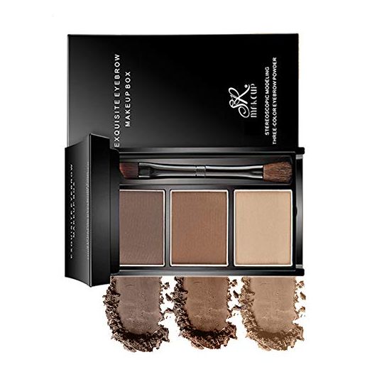 Eyebrow powder three-color eyebrow palette beauty contour eyebrow pencil professional eye makeup eyebrow