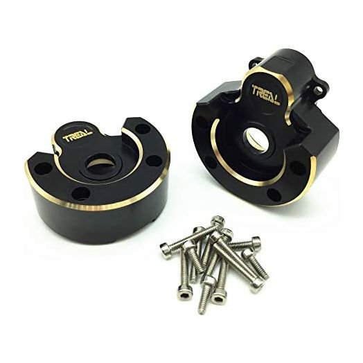 Treal Brass Heavy Weight Outer Portal Housing 62g(2pcs) for Redcat GEN8 Scout II (Black)