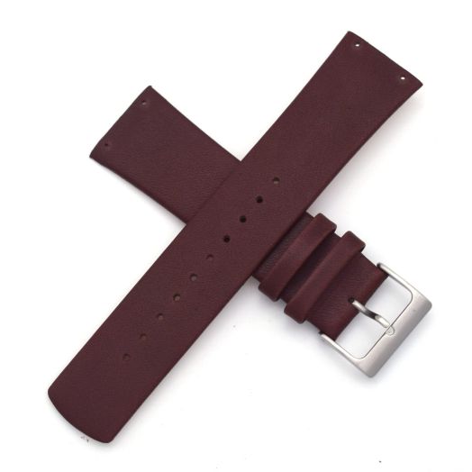 Replacement Watch Band for Skagen Mens Watches 22mm with Screws (Dark Brown)