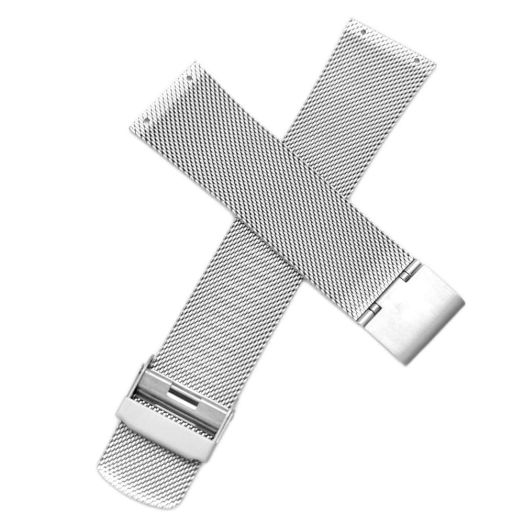 bullish 22mm Screwing Stainless Steel Watch Strap Replacement for Skagen (silver)