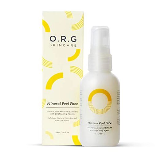 ORG Peel Off Face Cleanser for Gentle Exfoliation and Glowing Skin - Korean Sensitive Skincare - Pore Minimizer Brightening Agent Cruelty Free Natural Formula 2oz