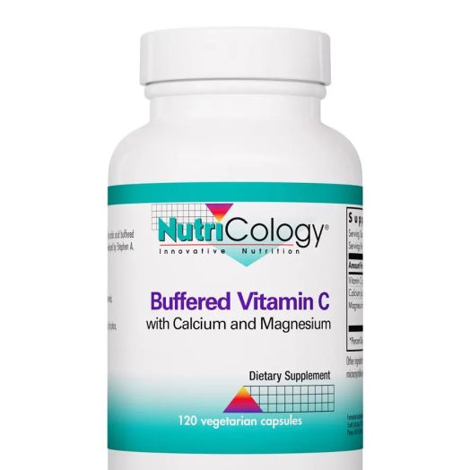 NutriCology Buffered Vitamin C - 120 Vegetarian Capsules