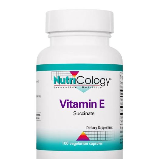 NutriCology Vitamin E Succinate - 100 Vegetarian Capsules