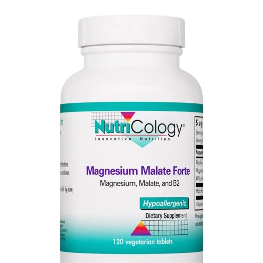 NutriCology Magnesium Malate Forte - 120 Tablets